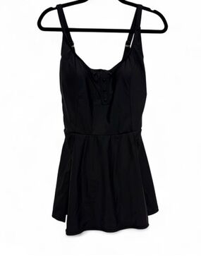 White Birch Black Swim Dress size large